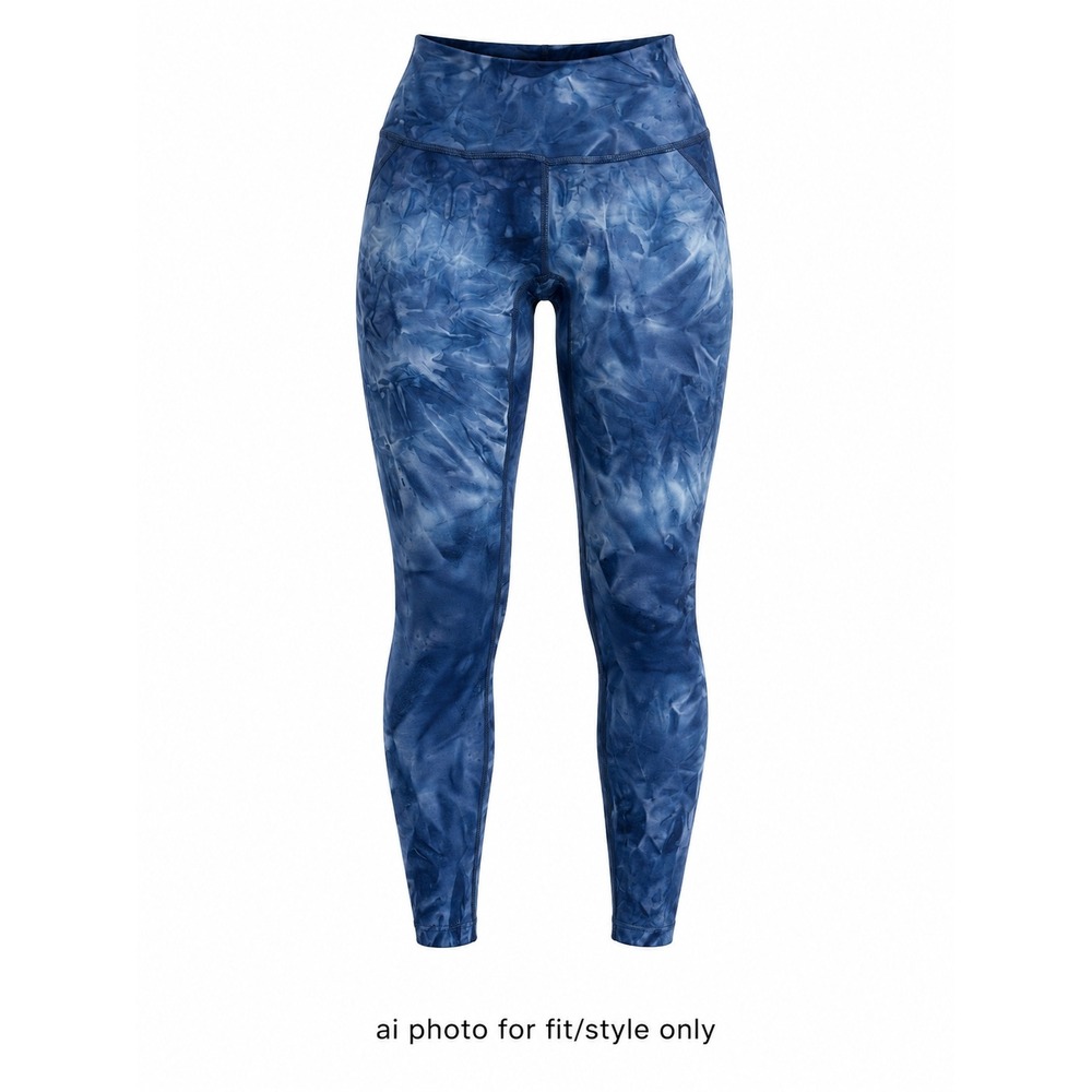Beyond Yoga Tie Dye High Rise Pocket Ankle Leggings Women S Blue NWT